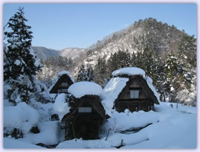 豪雪の白川郷